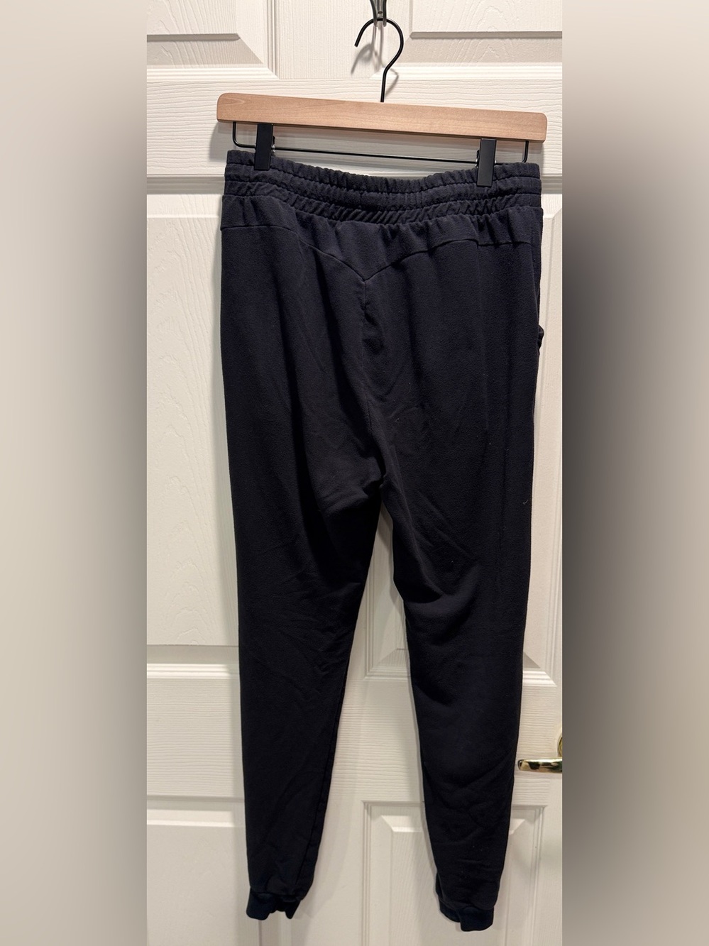 Gymshark Black Fleece Joggers Sweatpants – Men’s Medium  Athleisure Lounge Pants - Picture 5 of 7